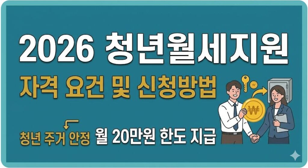 2026 청년월세지원 신청방법 및 자격 요건 이미지